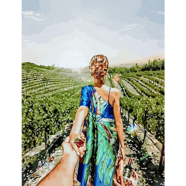 Картина по номерам Люди на картинах - Следуй за мной.Калифорния