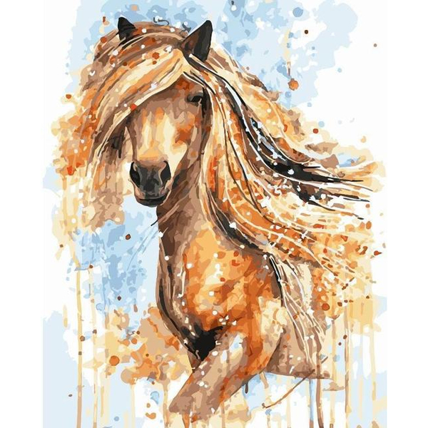 Картина по номерам Тварини, птахи та риби - Орегонская лошадь
