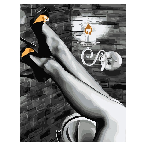 Картина по номерам Люди на картинах - Жіночі ніжки