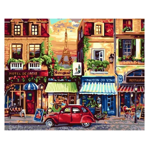 Картина по номерам Города - Під Парижем