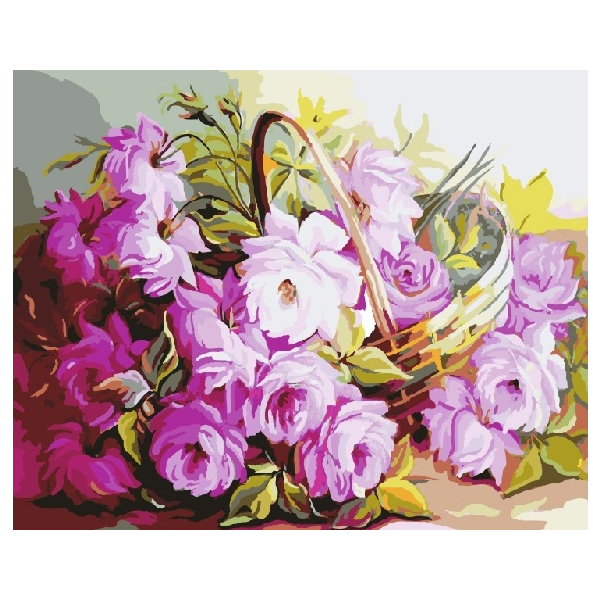 Картина по номерам Квіти - Весняні квіти