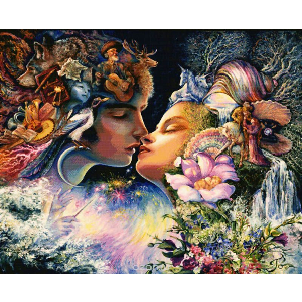 Картина по номерам Пейзажі - Поцелуй природы