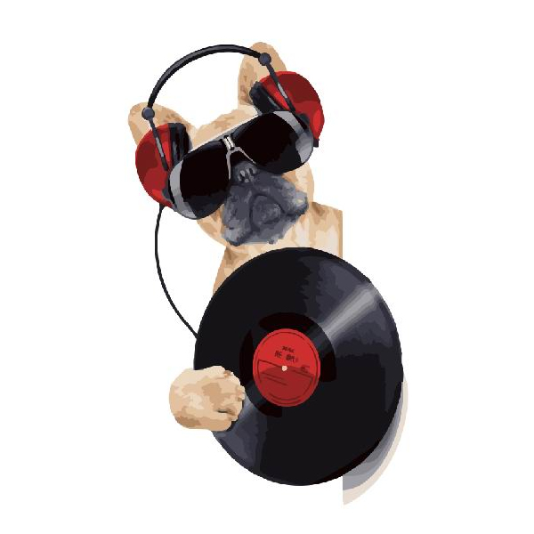 Картина по номерам Тварини, птахи та риби - Меломан