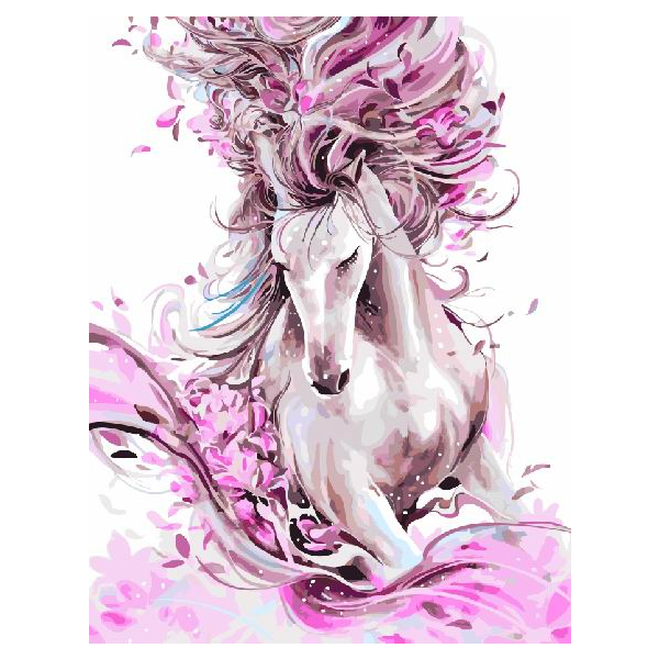 Картина по номерам Тварини, птахи та риби - Витончений кінь