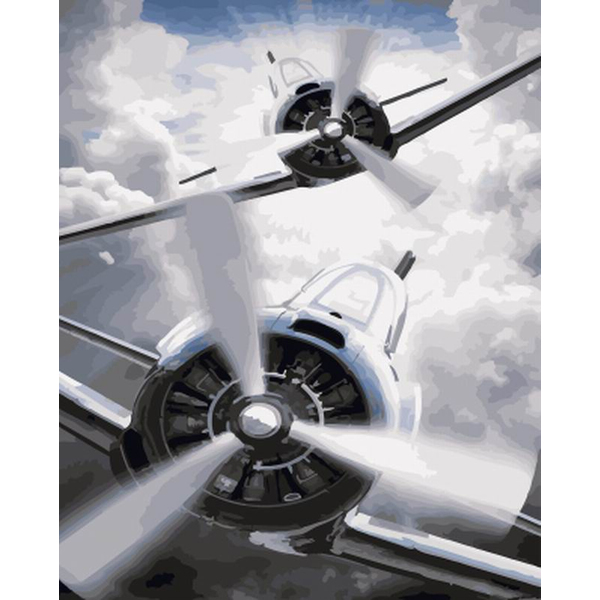 Картина по номерам Кораблі, автомобілі та літаки - Літаки