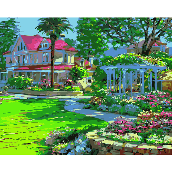 Картина по номерам Города - Літня садиба