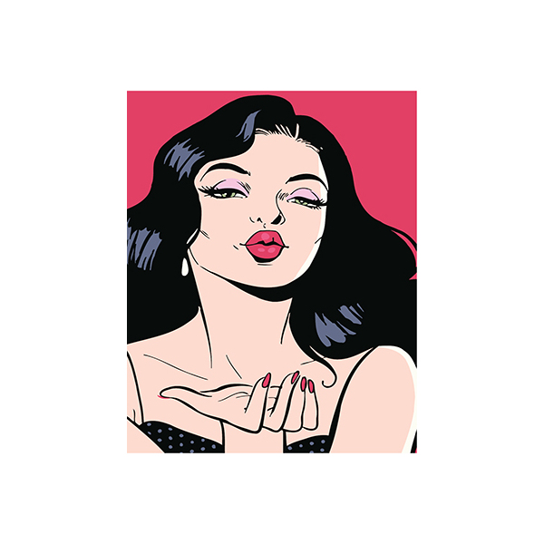 Картина по номерам Для початківців - Повітряний поцілунок