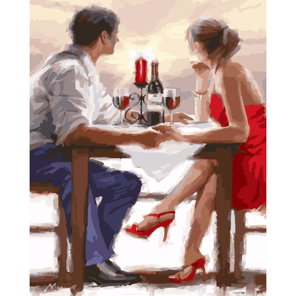 Картина по номерам Преміум картини - Побачення