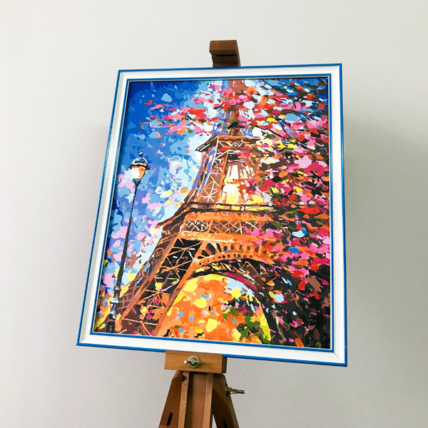 Багетні рами - Багетна рамка 2516-66 (біла + синя)