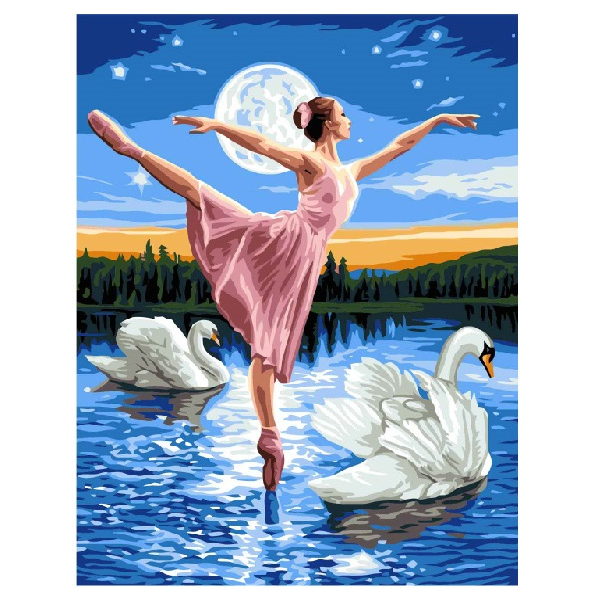 Картина по номерам Люди на картинах - Лебединое озеро
