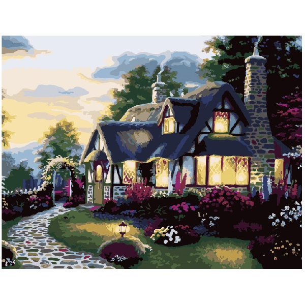 Картина по номерам Пейзажі - Уютный домик