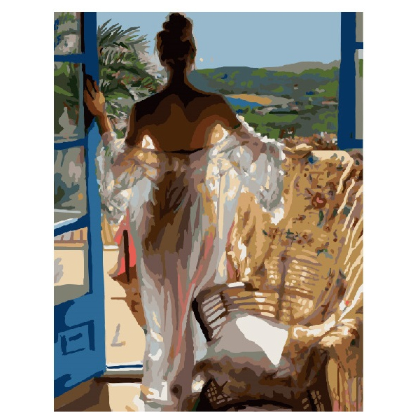 Картина по номерам Люди на картинах - Дыхание утра