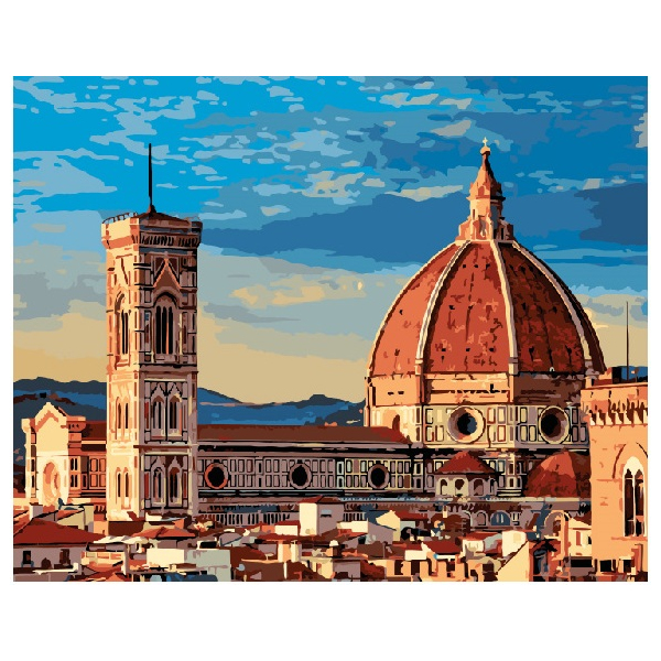 Картина по номерам Города - Собор Санта-Марія дель Фьоре