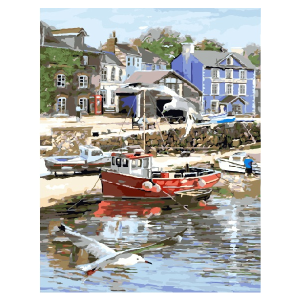 Картина по номерам Природа - Міський причал