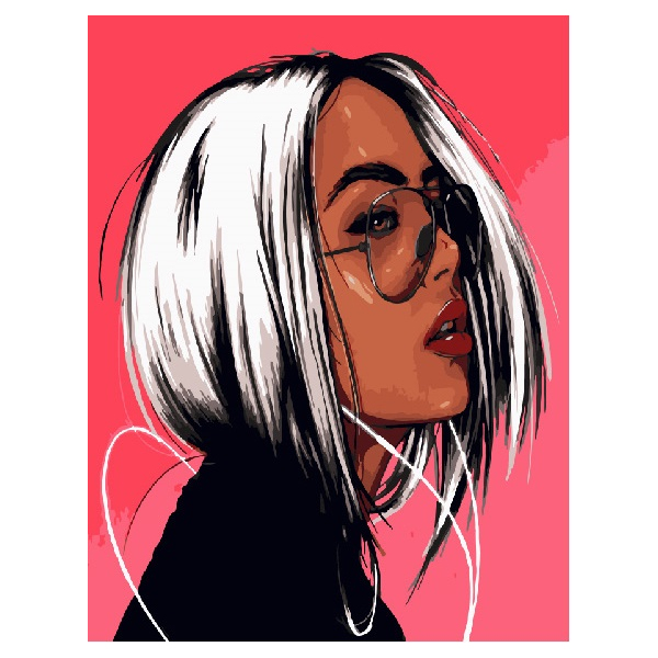 Картина по номерам Люди на картинах - Фешн