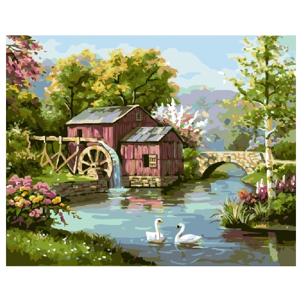 Картина по номерам Пейзажі - Маленькая Мельница