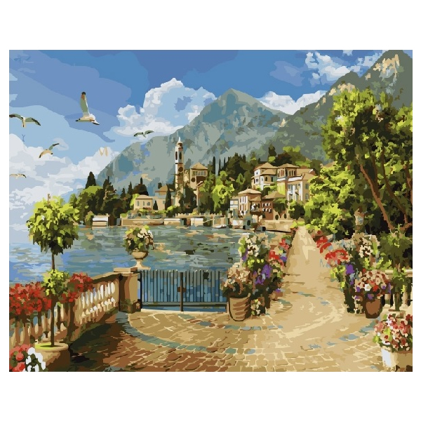 Картина по номерам Пейзажі - Солнечная набережная