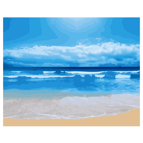 Картина по номерам Преміум картини - Шелест моря