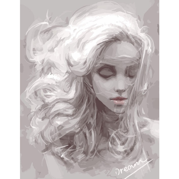 Картина по номерам Преміум картини - Девушка из снов