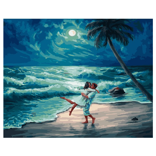 Картина по номерам Преміум картини - На березі океану