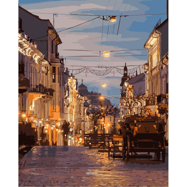 Картина по номерам Преміум картини - Вечірні Чернівці