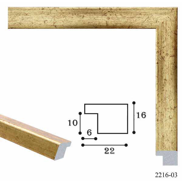 Багетні рами - Багетная рамка 2216 - 03 (золото)
