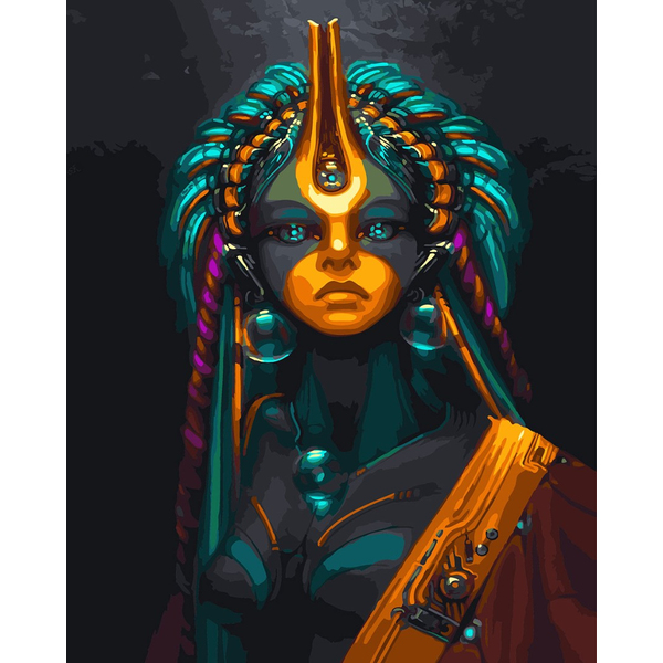 Картина по номерам Люди на картинах - Джун Мун