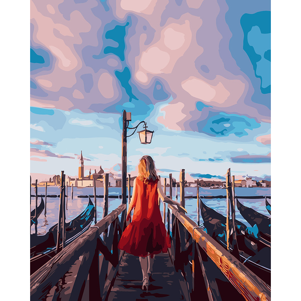 Картина по номерам Авторські колекції - В очікуванні Гондоли