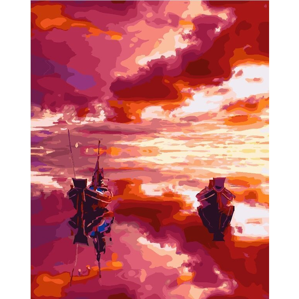 Картина по номерам Авторські колекції - Палаюче море