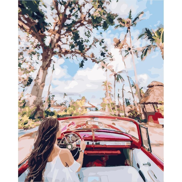 Картина по номерам Города - Вулицями Куби