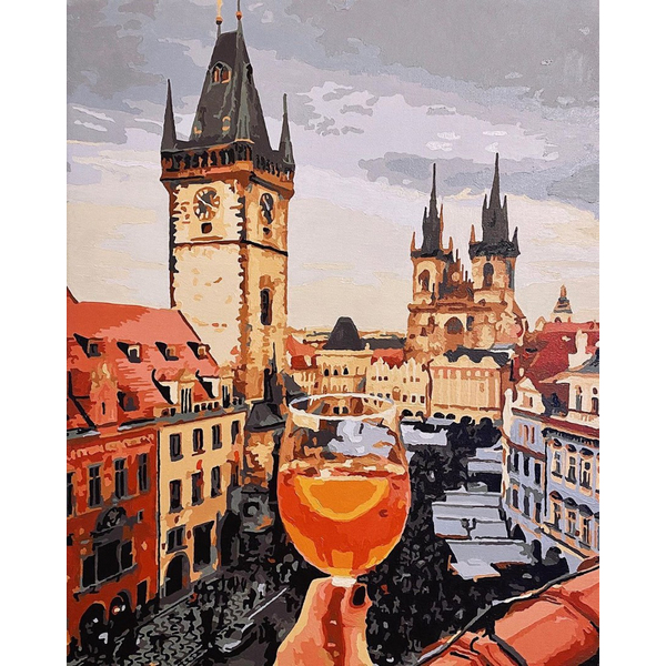 Картина по номерам Преміум картини - Апероль праги