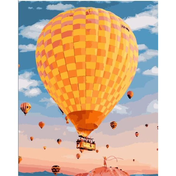 Картина по номерам Преміум картини - Воздушный шар