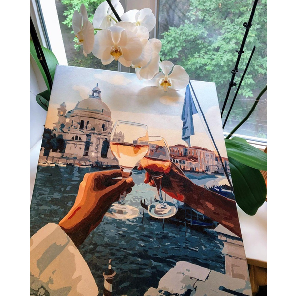 Картина по номерам Преміум картини - Романтика Венеции