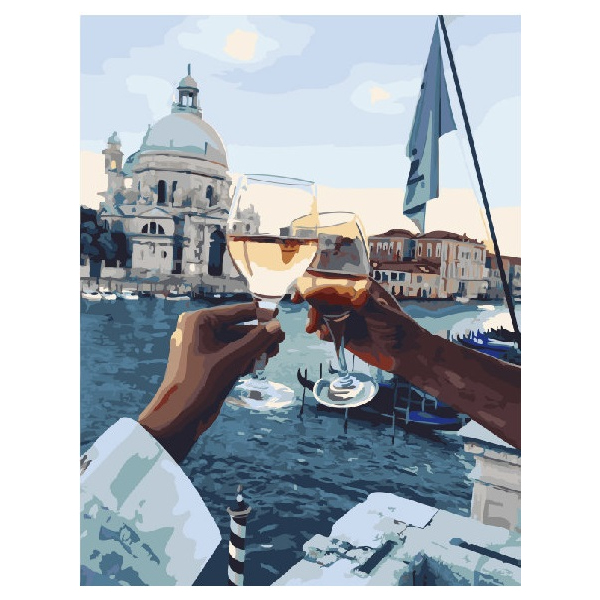 Картина по номерам Преміум картини - Романтика Венеции