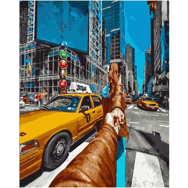 Картина по номерам Преміум картини - Следуй за мной. Нью-йорк
