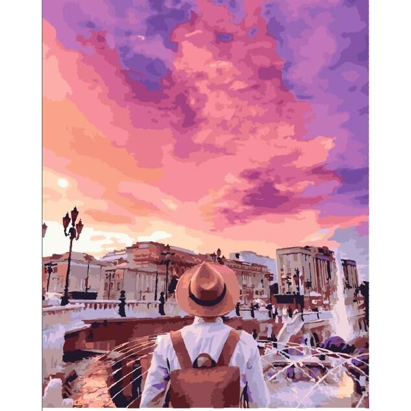 Картина по номерам Преміум картини - Это розовое небо