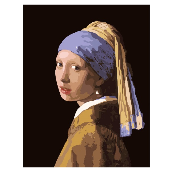 Картина по номерам Репродукції художників - Дівчина з перловою сережкою