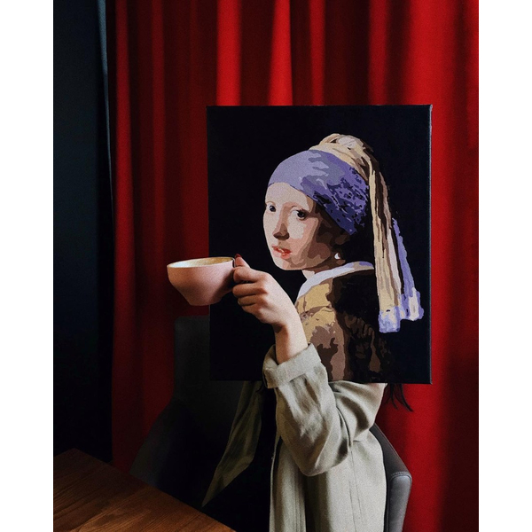 Картина по номерам Репродукції художників - Дівчина з перловою сережкою