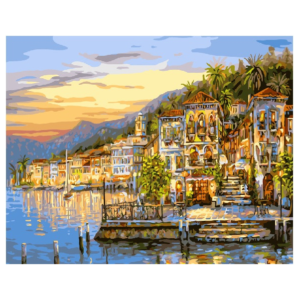 Картина по номерам Природа - Побережье острова