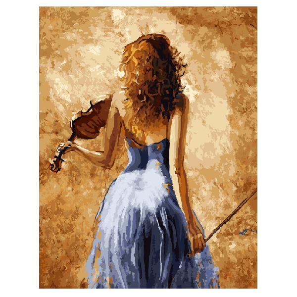 Картина по номерам Люди на картинах - Скрипачка