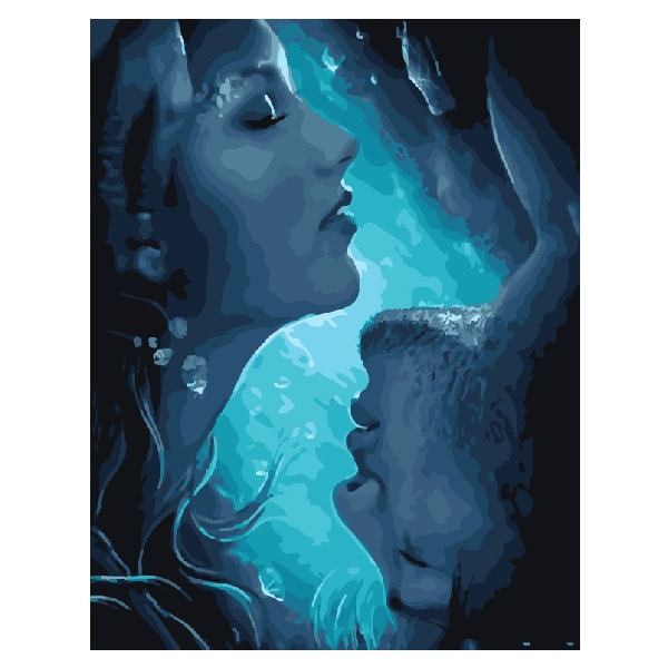 Картина по номерам Люди на картинах - Магія двох