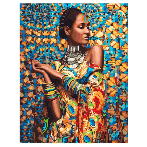 Картина по номерам Люди на картинах - Принцесса Зимбабве