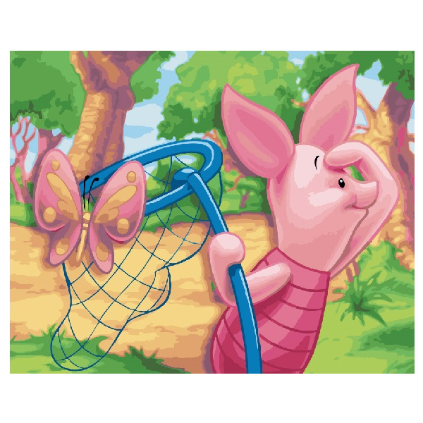 Картина по номерам Мультфільми, комікси, аніме - Пятачёк