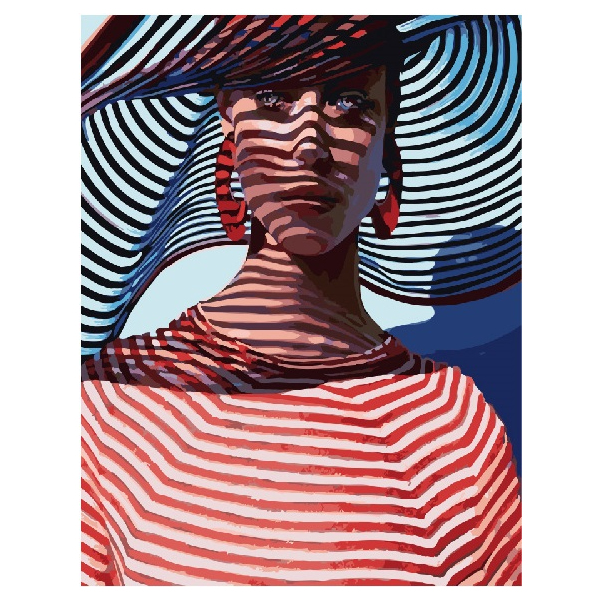 Картина по номерам Люди на картинах - Вікторія