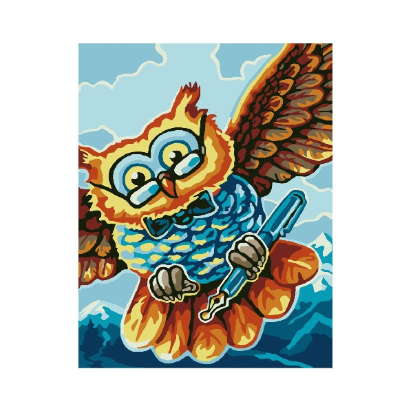 Картина по номерам Для початківців - Гогенова сова