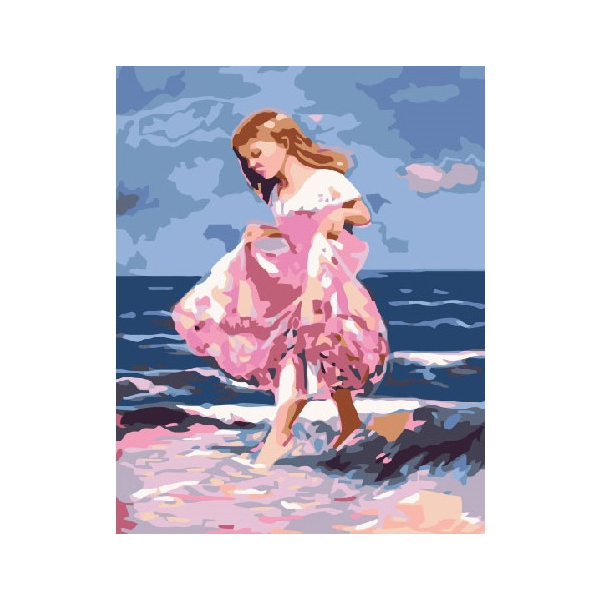 Картина по номерам Люди на картинах - По пятам моря