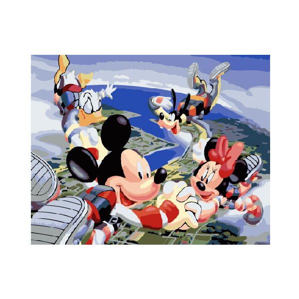 Картина по номерам Мультфільми, комікси, аніме - Вселенная Микки Мауса