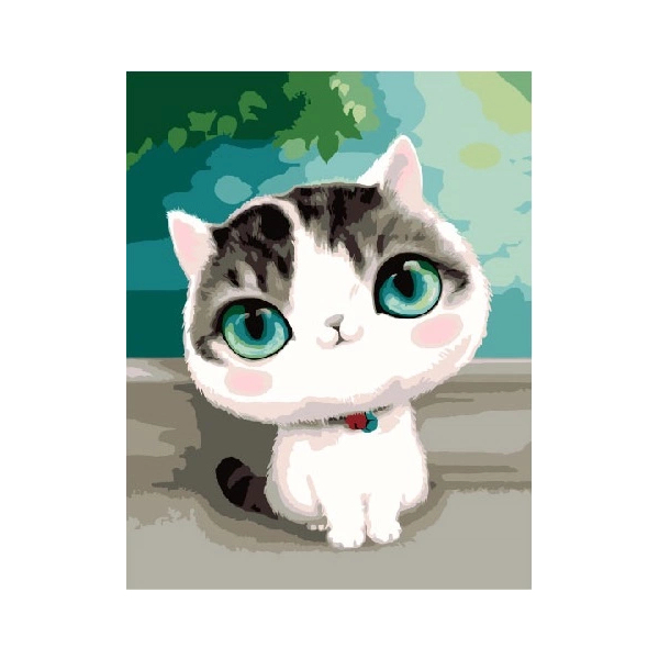 Картина по номерам Мультфільми, комікси, аніме - Очень милый котик