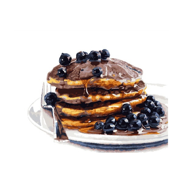 Картина по номерам Натюрморти - Панкейкі