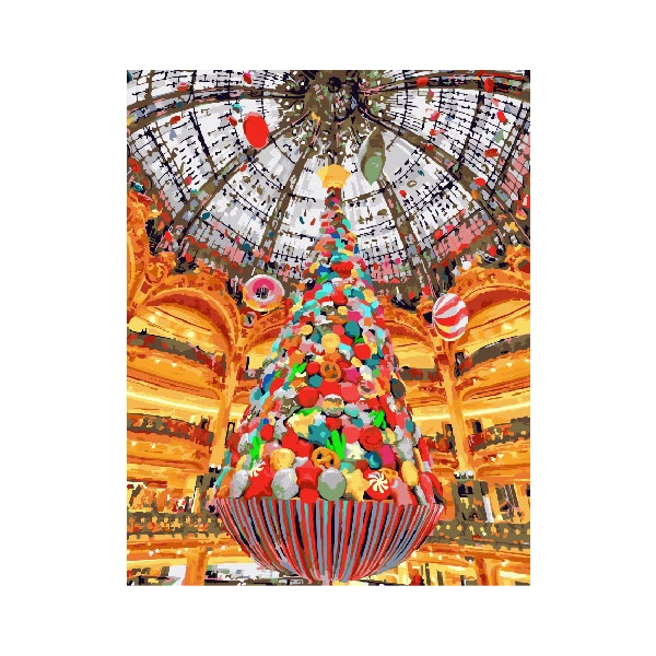 Картина по номерам Авторські колекції - Новий рік в Галереї Лафайєт